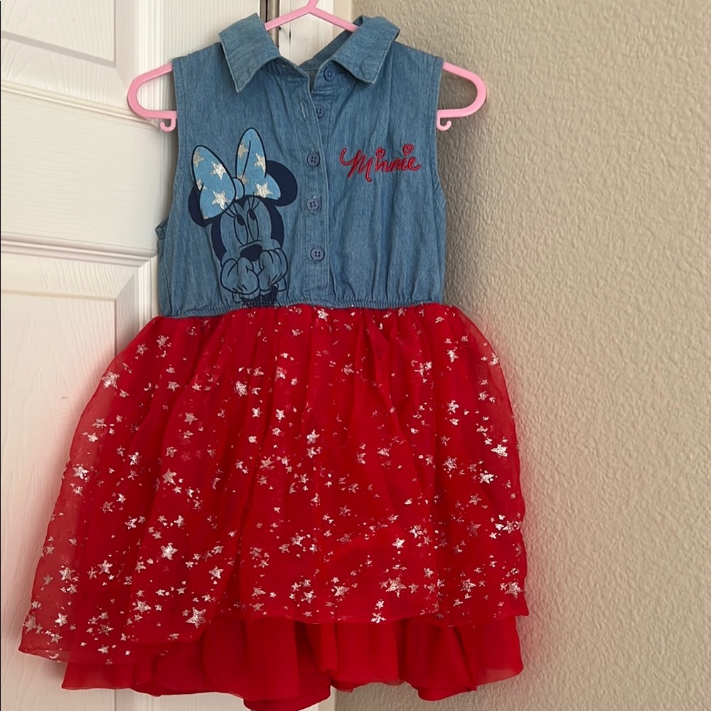 Disney Minnie Mouse Blue Denim Dress